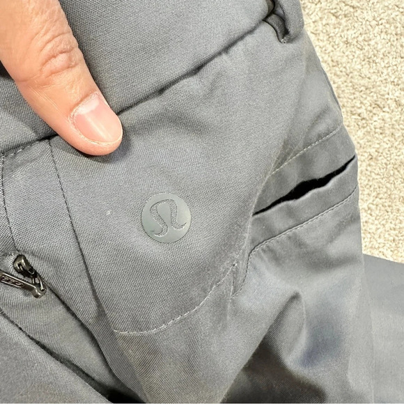 Lululemon Men’s Commission Pant Classic Qwick Chino 34” Fog Horn Gray Size 36 - Picture 12 of 16